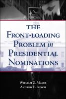 The front-loading problem in presidential nominations