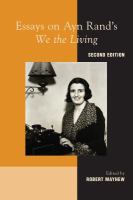 Essays on Ayn Rand's "We the Living".
