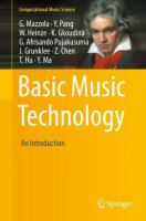 Basic Music Technology An Introduction /
