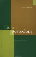 On the postcolony /