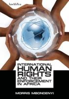 International human rights and their enforcement in Africa