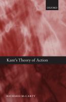 Kant's theory of action /