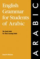English grammar for students of Arabic : the study guide for those learning Arabic /