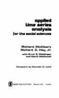 Applied time series analysis for the social sciences /