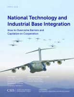 National technology and industrial base integration how to overcome barriers and capitalize on cooperation /
