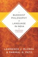 Buddhist philosophy of language in India : Jñānaśrīmitra on exclusion /