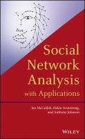 Social Network Analysis with Applications.