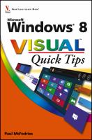 Windows 8 visual quick tips