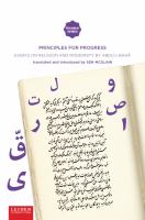 Principles for Progress : Essays on Religion and Modernity by `Abdu'l-Bahá.