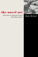 The novel art : elevations of American fiction after Henry James /