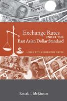 Exchange rates under the East Asian dollar standard living with conflicted virtue /