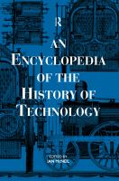 An Encyclopedia of the History of Technology.