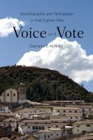 Voice and vote decentralization and participation in post-Fujimori Peru /