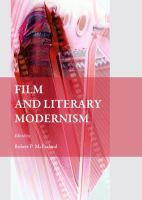 Film and Literary Modernism.