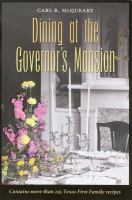 Dining at the governor's mansion