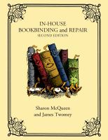 In-house bookbinding and repair