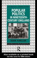 Popular politics in nineteenth-century England