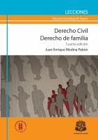 Derecho civil, derecho de familia /