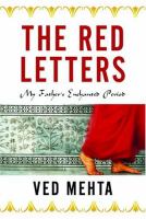 The red letters : my father's enchanted period /