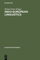 Indo-European Linguistics.
