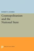 Cosmopolitanism and the national state. /
