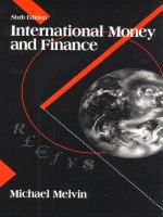 International money and finance /