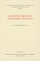 Giordano Bruno's the Heroic Frenzies : a Translation with Introduction and Notes.