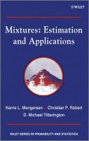 Mixtures : Estimation and Applications.
