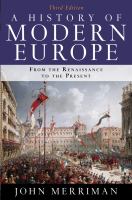 A history of modern Europe : from the Renaissance to the present /