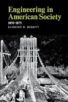 Engineering in American Society : 1850-1875.