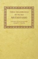 Three melodramas /
