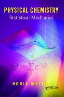Physical chemistry : statistical mechanics /
