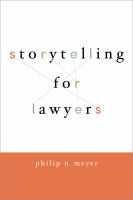 Storytelling for Lawyers.