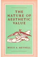 The nature of aesthetic value /