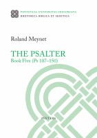 The Psalter.