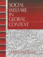 Social Welfare in Global Context.