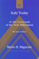 Italy today : at the crossroads of the new millenium /