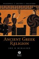 Ancient Greek religion /