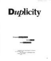 Duplicity /