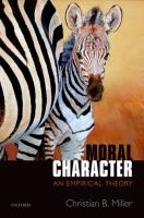 Moral character : an empirical theory /