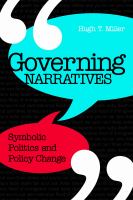 Governing narratives : symbolic politics and policy change /