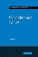 Semantics and syntax : parallels and connections /