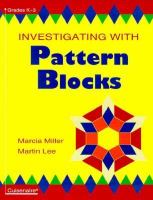 Investigating with pattern blocks /