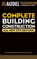 Audel Complete Building Construction.