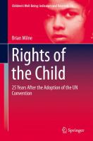 Rights of the Child 25 Years After the Adoption of the UN Convention /