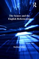 The senses and the English Reformation