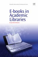 E-books in academic libraries /