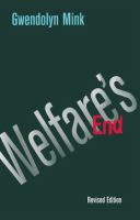 Welfare's end /