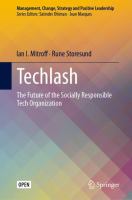 Techlash The Future of the Socially Responsible Tech Organization /