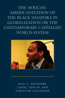 The African-Americanization of the Black diaspora in globalization or the contemporary capitalist world-system